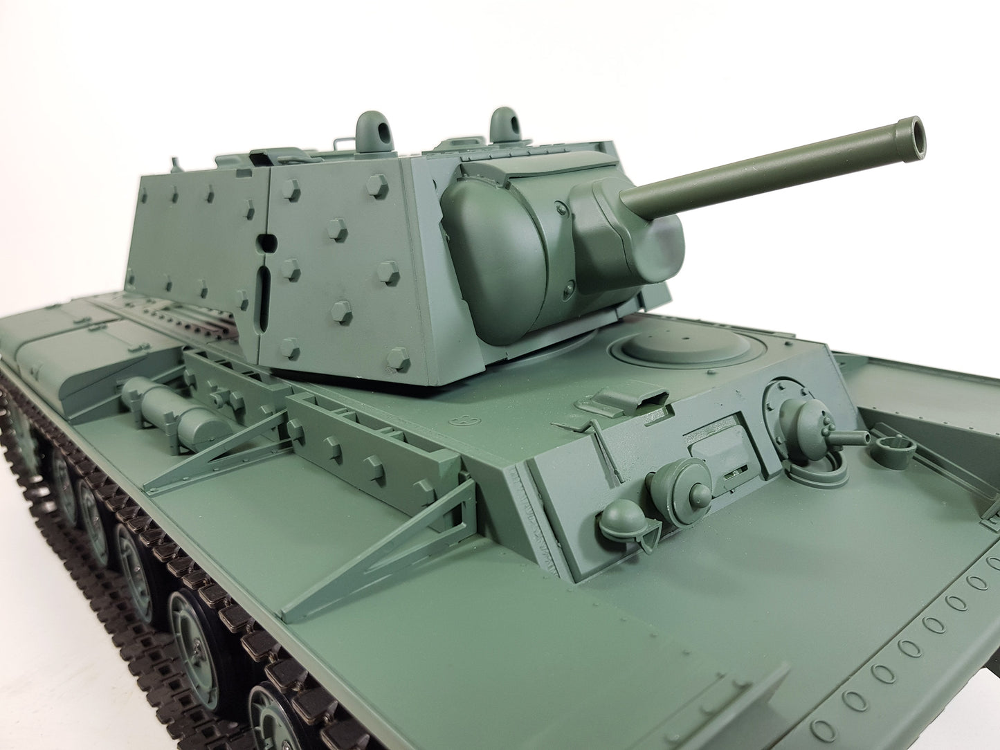 Heng Long rc tank 1/16 Metal Suspension Arms Radio remote control Russian KV1 Battle Tank 7.0 V UK 2.4G Panzer Model