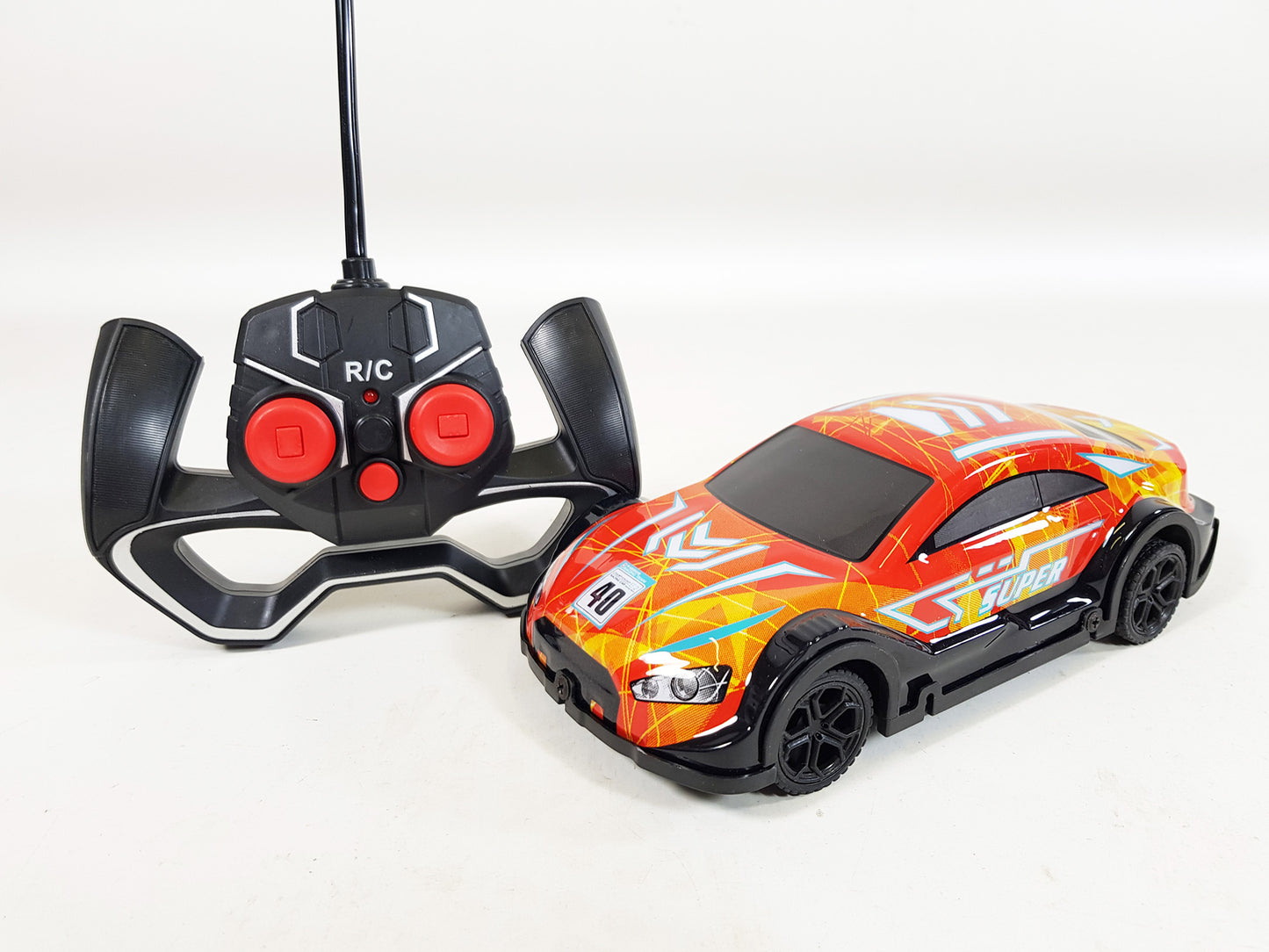 Remote Control Racing Car RC LED Lights Music 1:24