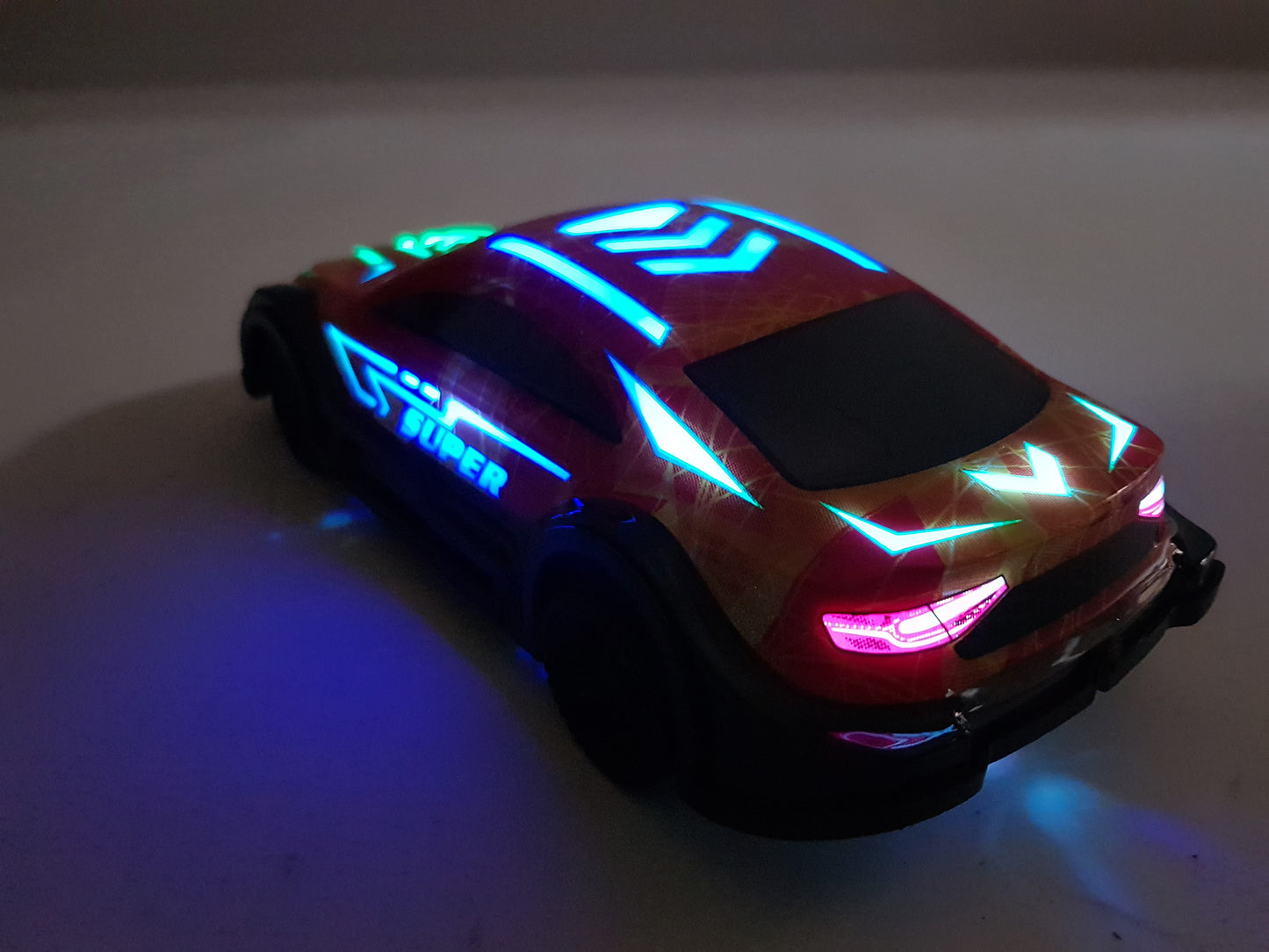 Remote Control Racing Car RC LED Lights Music 1:24