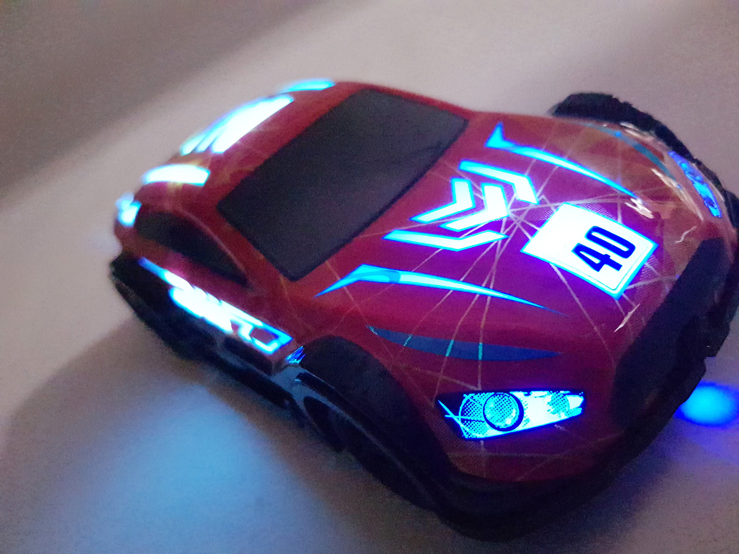 Remote Control Racing Car RC LED Lights Music 1:24