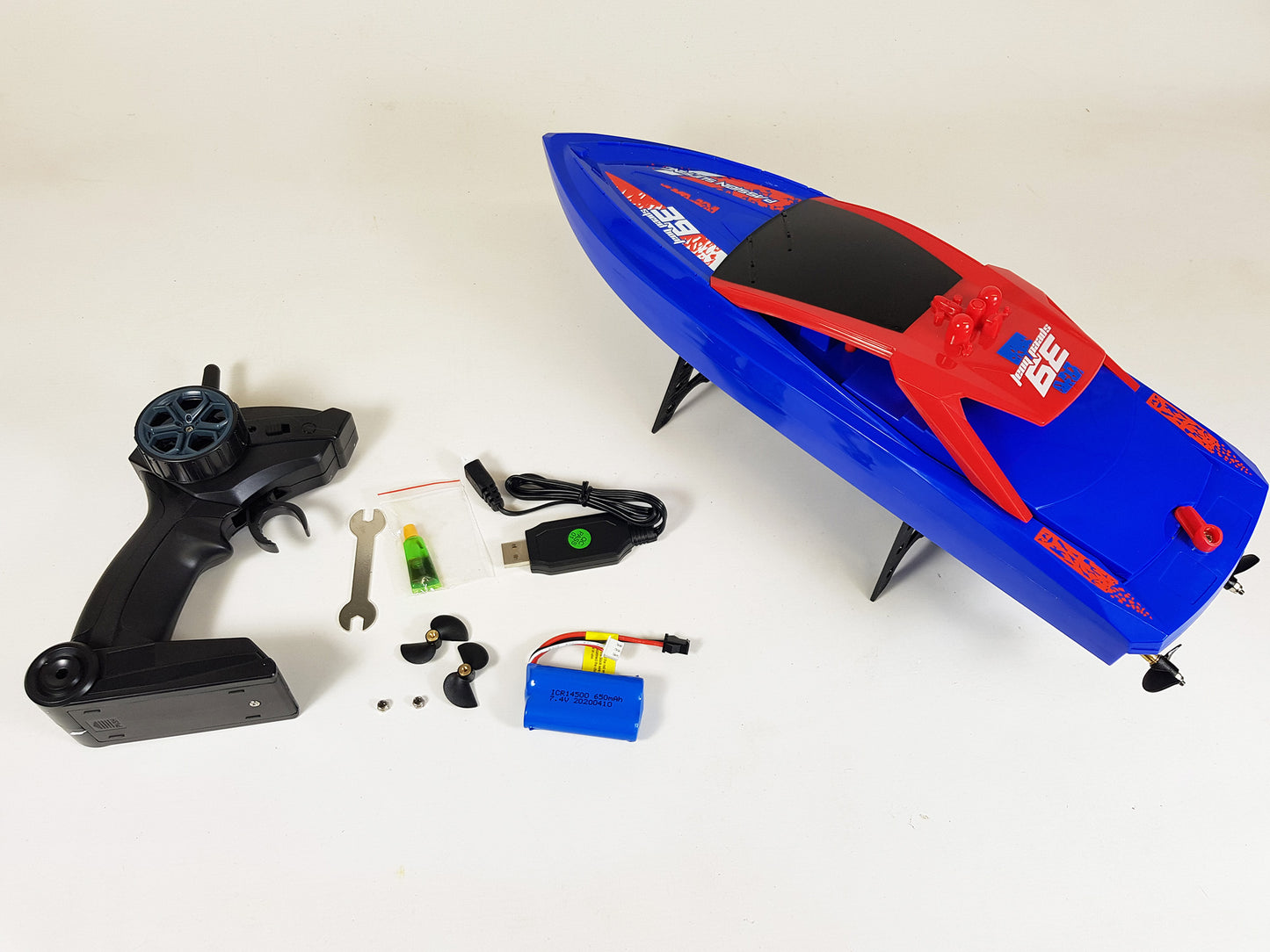 RC Racing Speedboat Rabing H100 H109 Twin Motor 2.4ghz Atlantic Yacht R/C Race Boat 35KMH Battery power