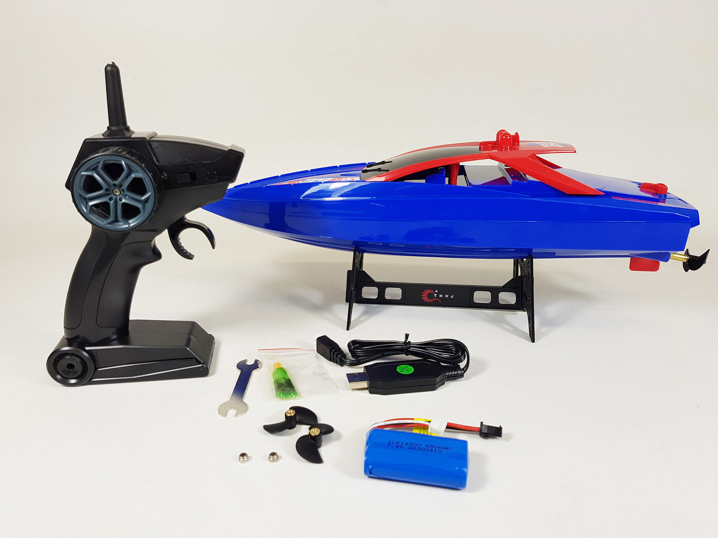 RC Racing Speedboat Rabing H100 H109 Twin Motor 2.4ghz Atlantic Yacht R/C Race Boat 35KMH Battery power