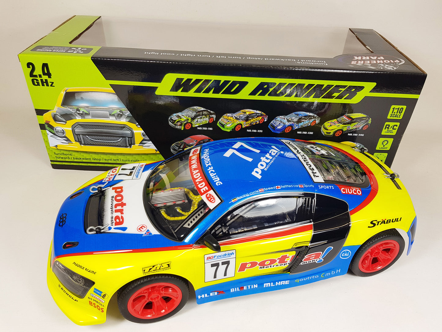 2WD Radio Remote Control Drift RC Cars 1:10 Scale Nissan BMW Audi Subaru Ferrari