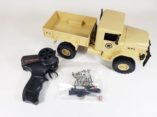 WPL Heng Long 4x4 Radio Control Military Off Road Rock Climbing Willys Jeep Truck Model 4WD US Army