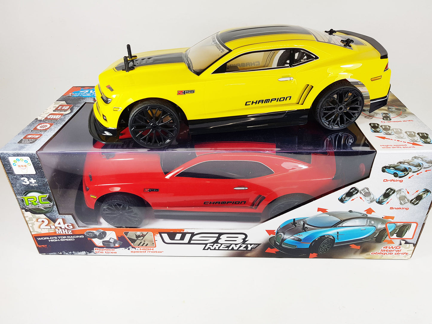 Chevy Camaro Bumblebee Banzai 1/10 RC Electric Brushed 4WD RTR Street Drift Car