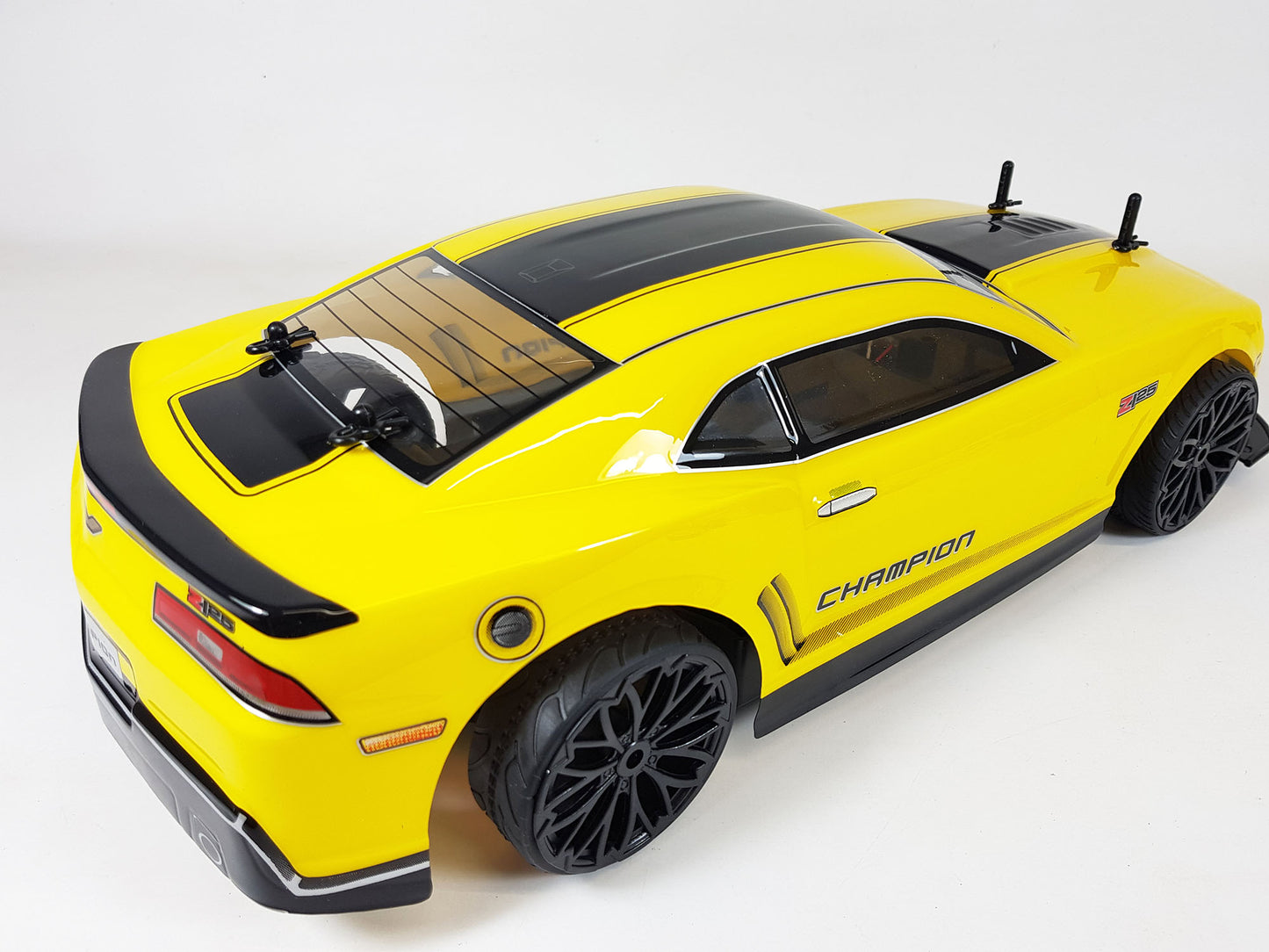Chevy Camaro Bumblebee Banzai 1/10 RC Electric Brushed 4WD RTR Street Drift Car