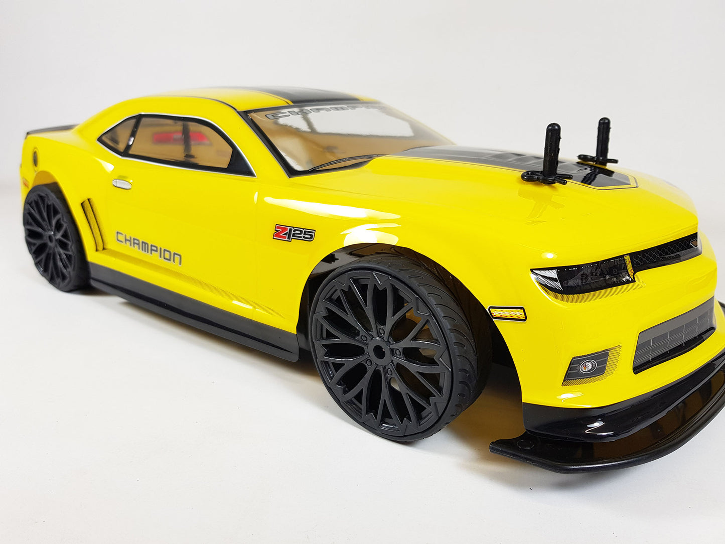 Chevy Camaro Bumblebee Banzai 1/10 RC Electric Brushed 4WD RTR Street Drift Car