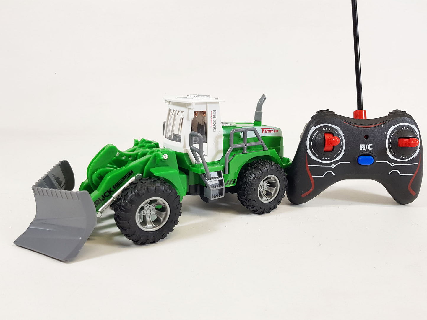 UK NEW Radio Control Farm RC Truck Excavator Digger Bulldozer Remote Control Toy