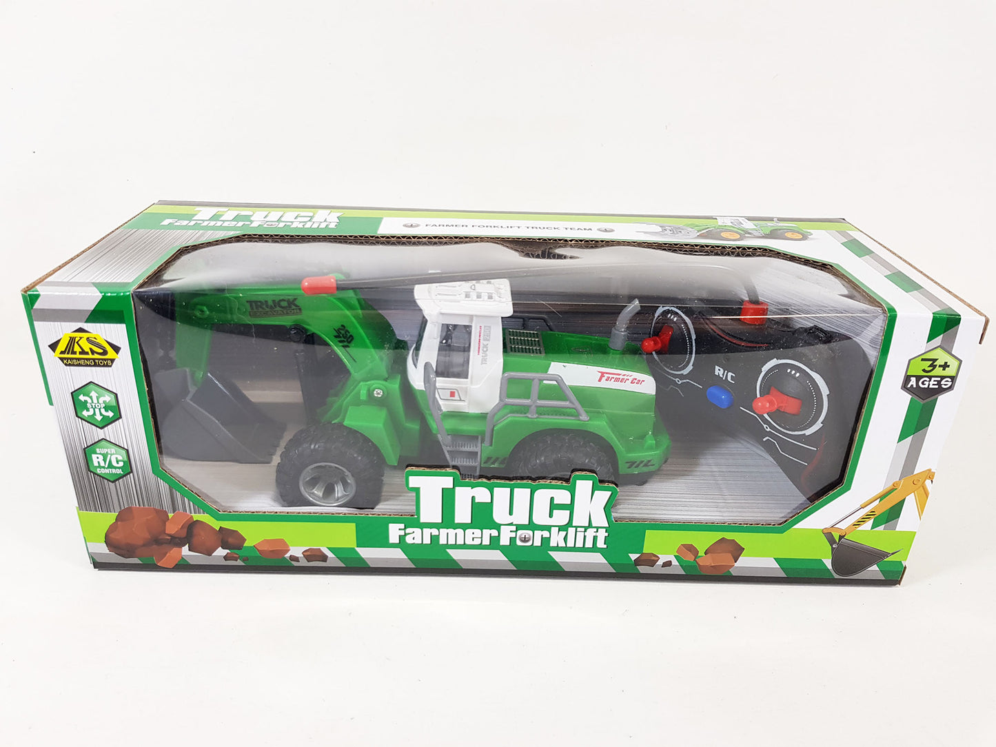 RC Big Excavator Forklift Truck Powerful Radio Remote control Farm NEW UK STOCK