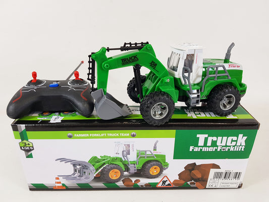 RC Big Excavator Forklift Truck Powerful Radio Remote control Farm NEW UK STOCK