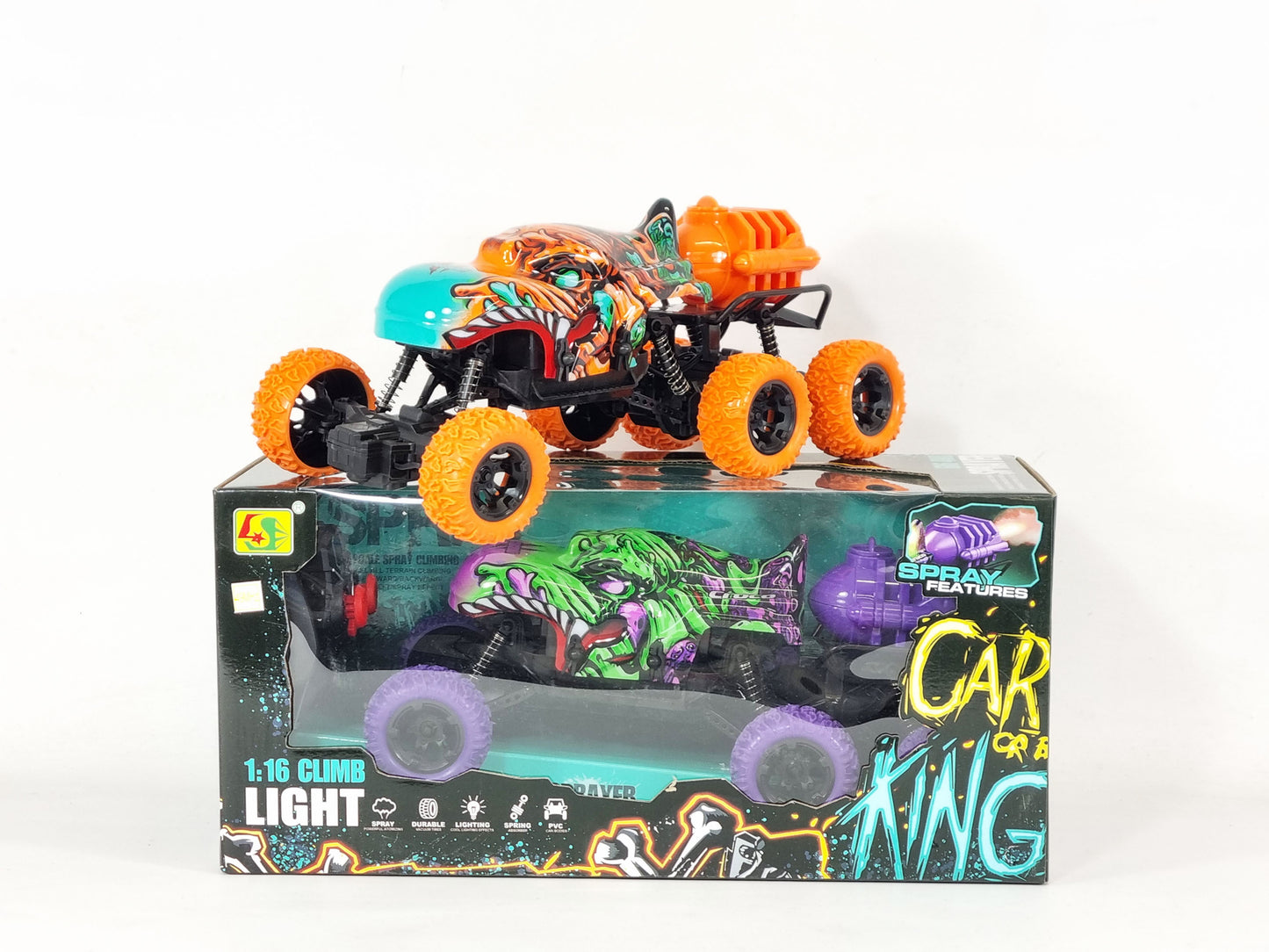 UK Smoking Crocodile Monster Remote Control Off-Road Stunt Car Gesture 4WD Truck