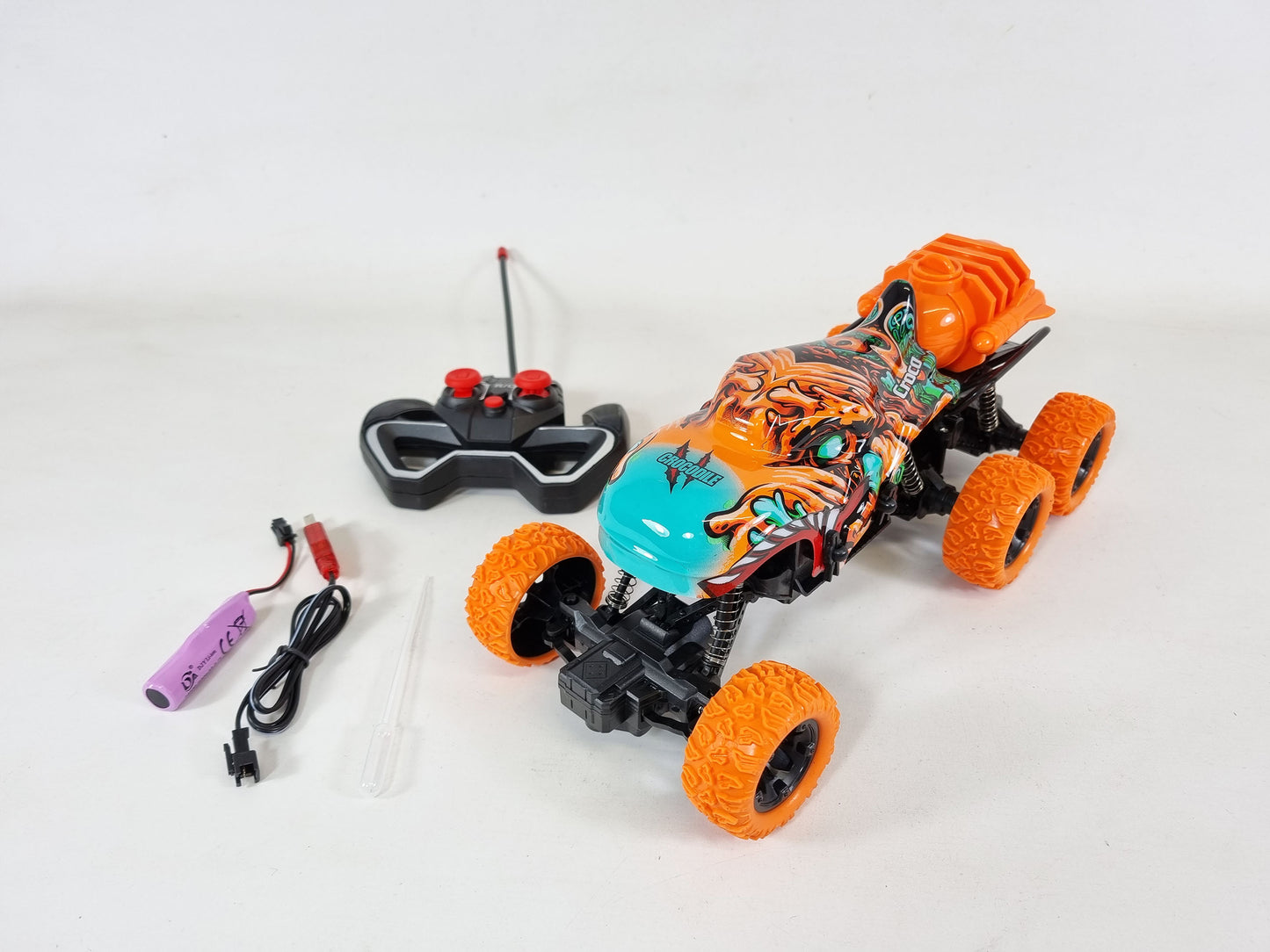 UK Smoking Crocodile Monster Remote Control Off-Road Stunt Car Gesture 4WD Truck