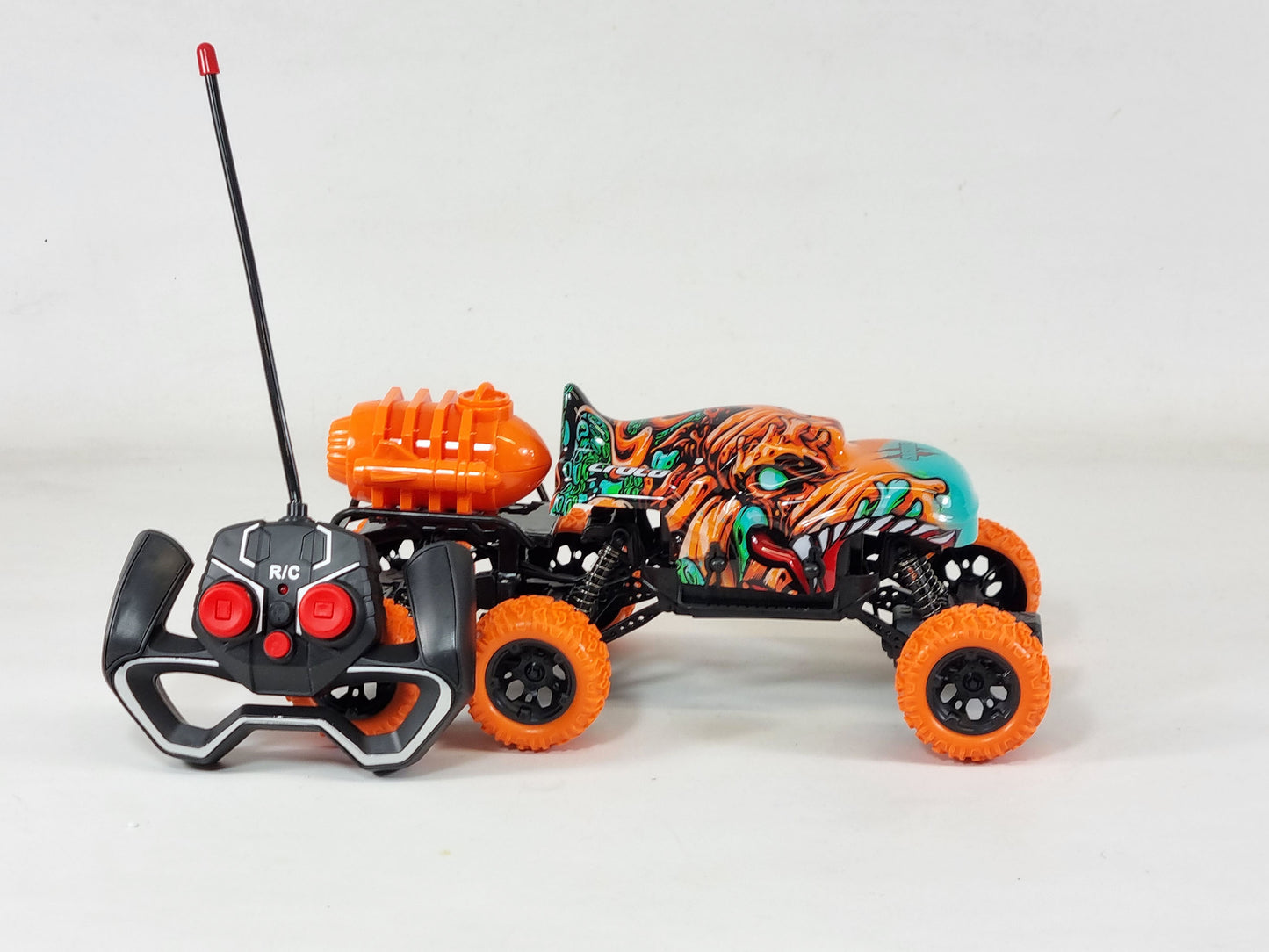 UK Smoking Crocodile Monster Remote Control Off-Road Stunt Car Gesture 4WD Truck