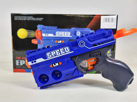 NERF Bullet Soft Dart Gun 2 in 1 Air Power Kids Army Toy soft Ball Firing playset Boys Girls Gift