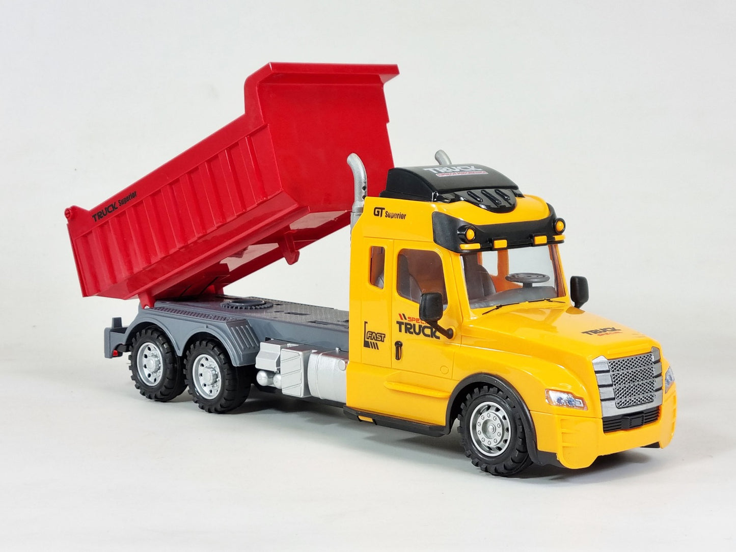 radio control rc monster truck lorry dump truck kids toy r/c wagon building site toy set