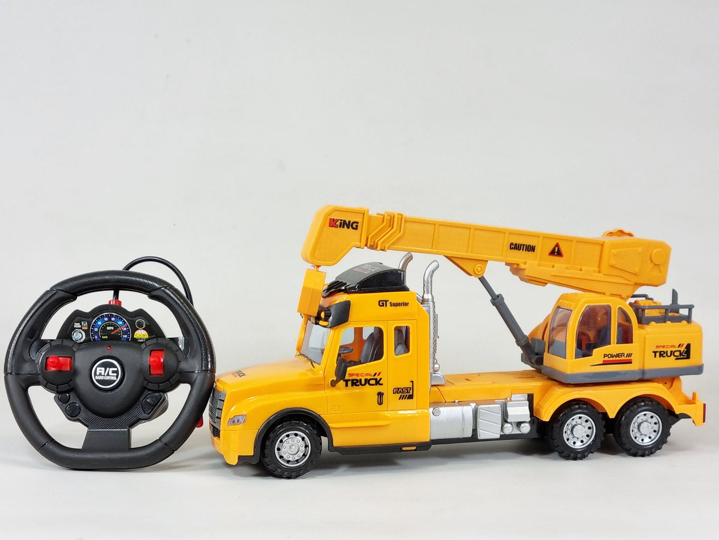 Kids Remote Control RC Model Truck Lorry Crane Construction JCB Builder playset Toys