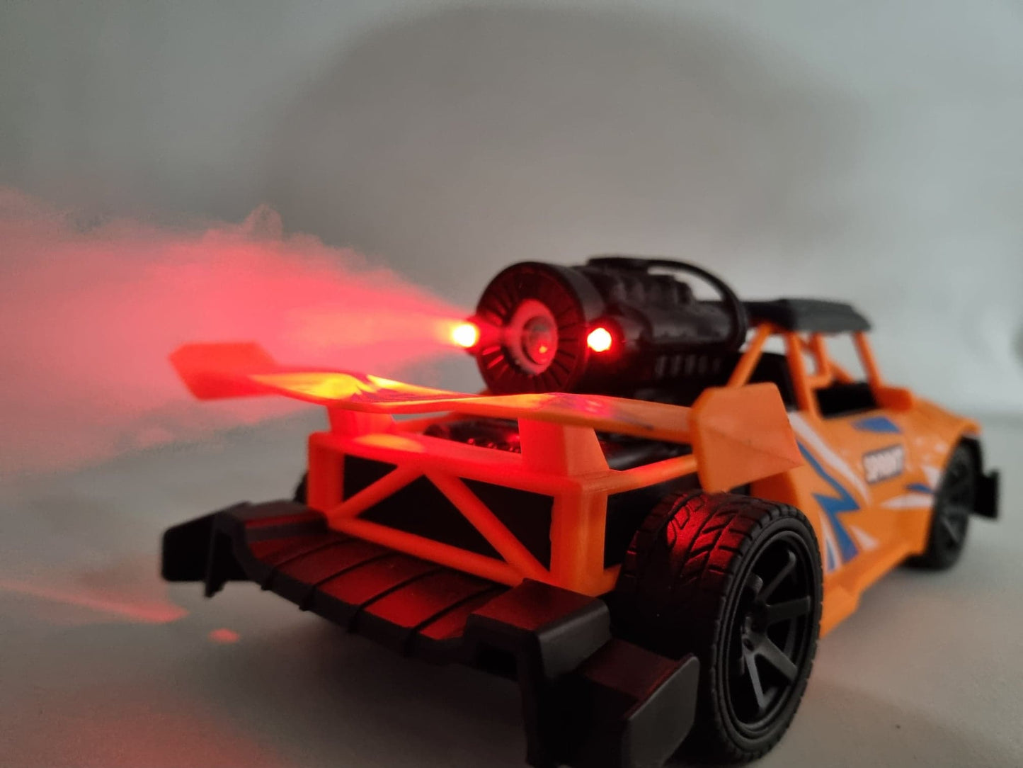 Remote Control RC Motorcycle RC Smoking Steam Truck Car 1:18 Mini Buggy RTR Toy