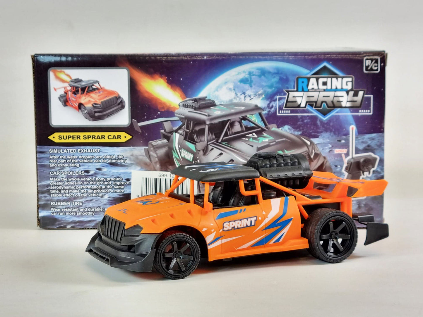 Remote Control RC Motorcycle RC Smoking Steam Truck Car 1:18 Mini Buggy RTR Toy