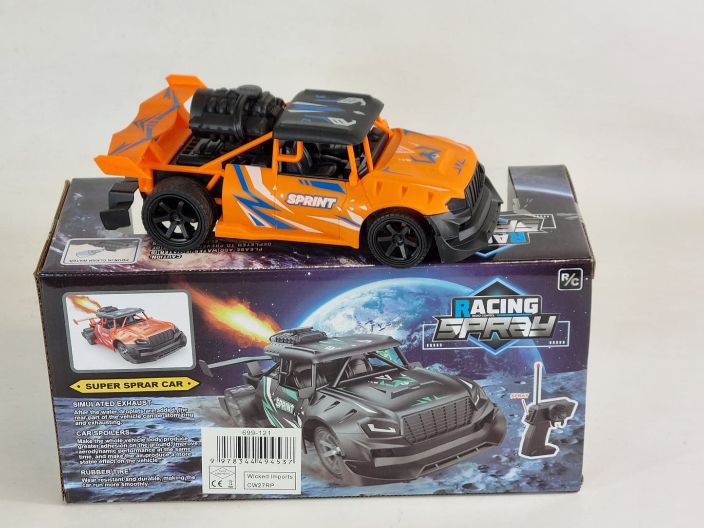 Remote Control RC Motorcycle RC Smoking Steam Truck Car 1:18 Mini Buggy RTR Toy