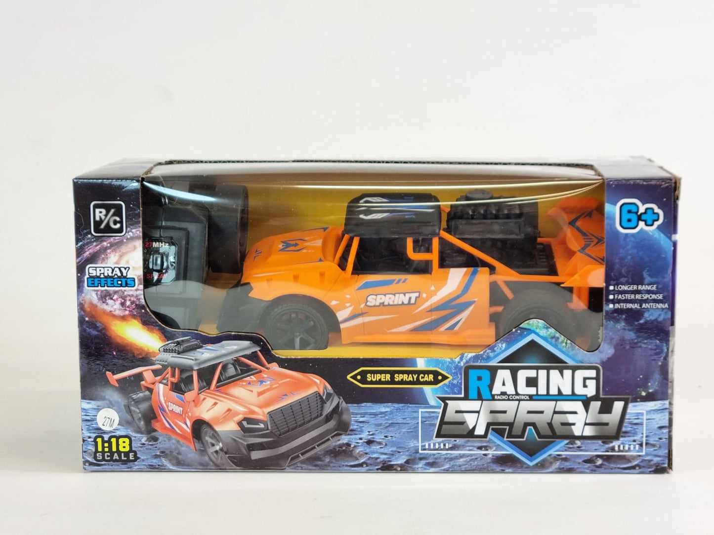 Remote Control RC Motorcycle RC Smoking Steam Truck Car 1:18 Mini Buggy RTR Toy