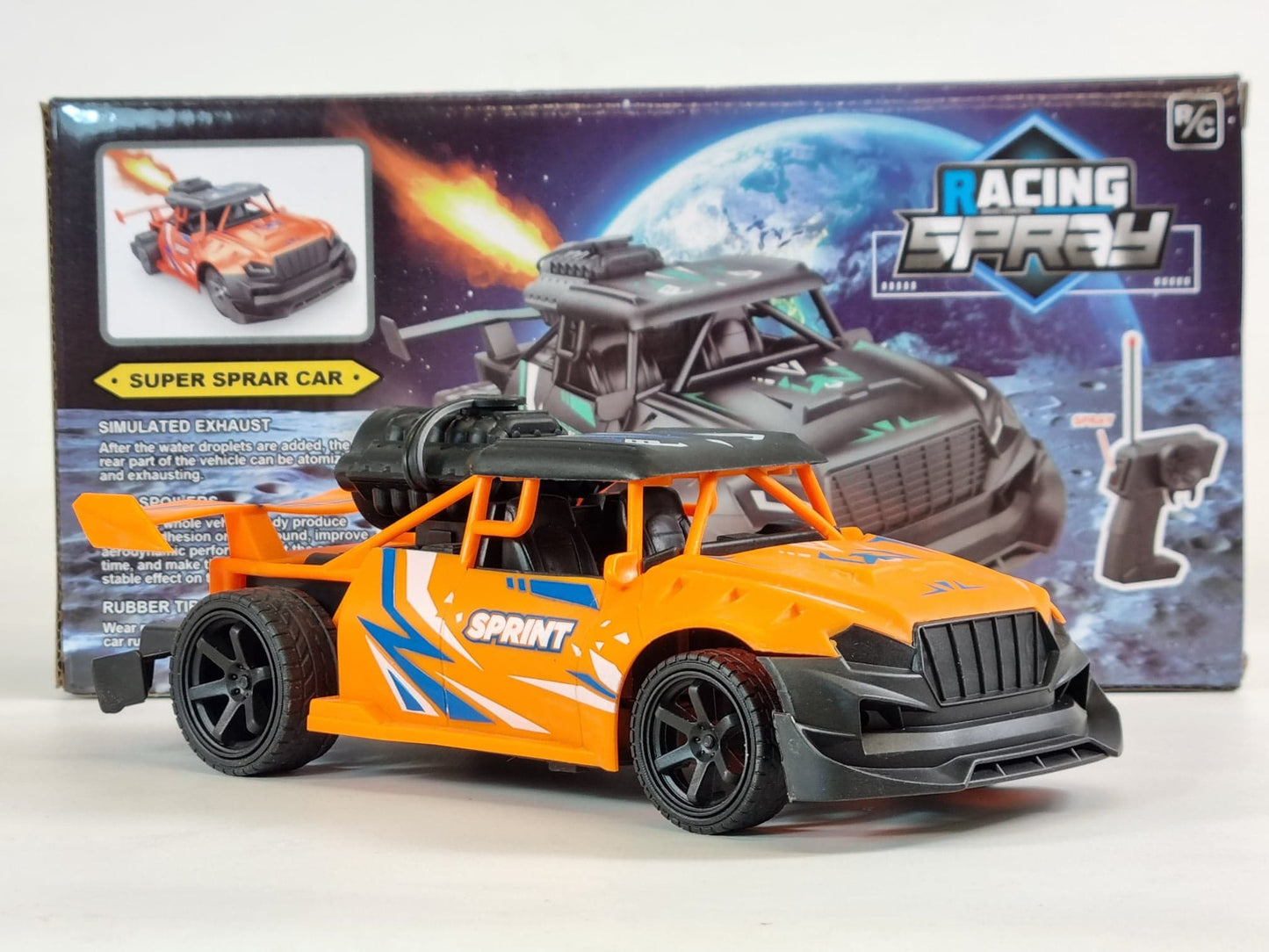 Remote Control RC Motorcycle RC Smoking Steam Truck Car 1:18 Mini Buggy RTR Toy