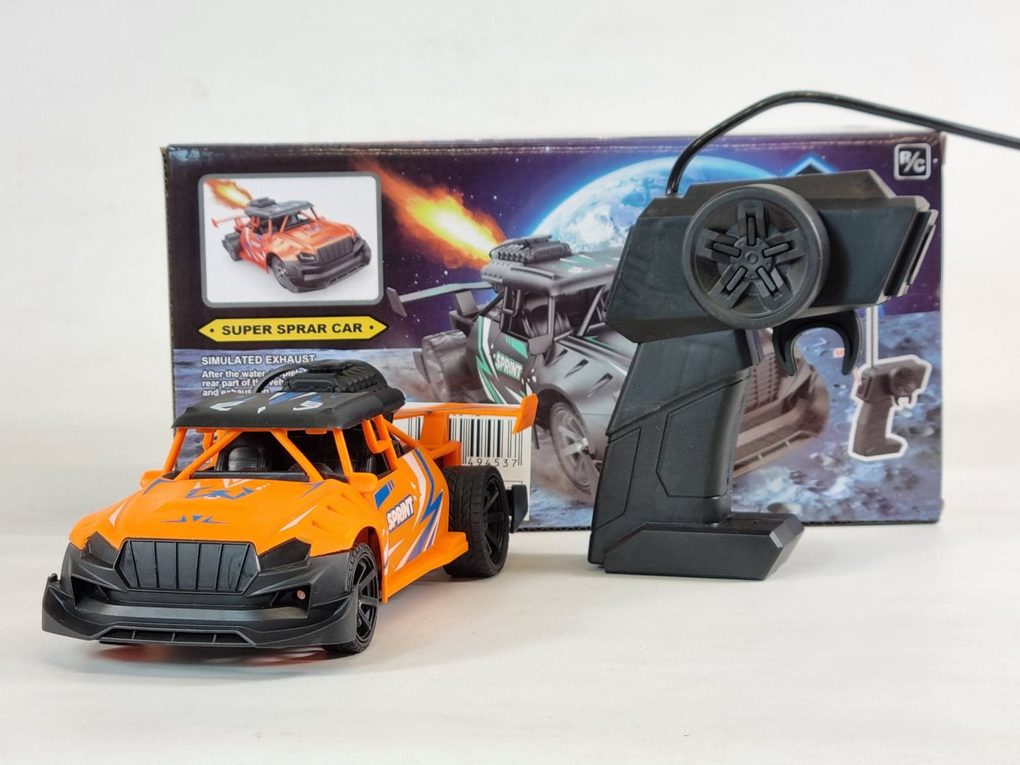 Remote Control RC Motorcycle RC Smoking Steam Truck Car 1:18 Mini Buggy RTR Toy