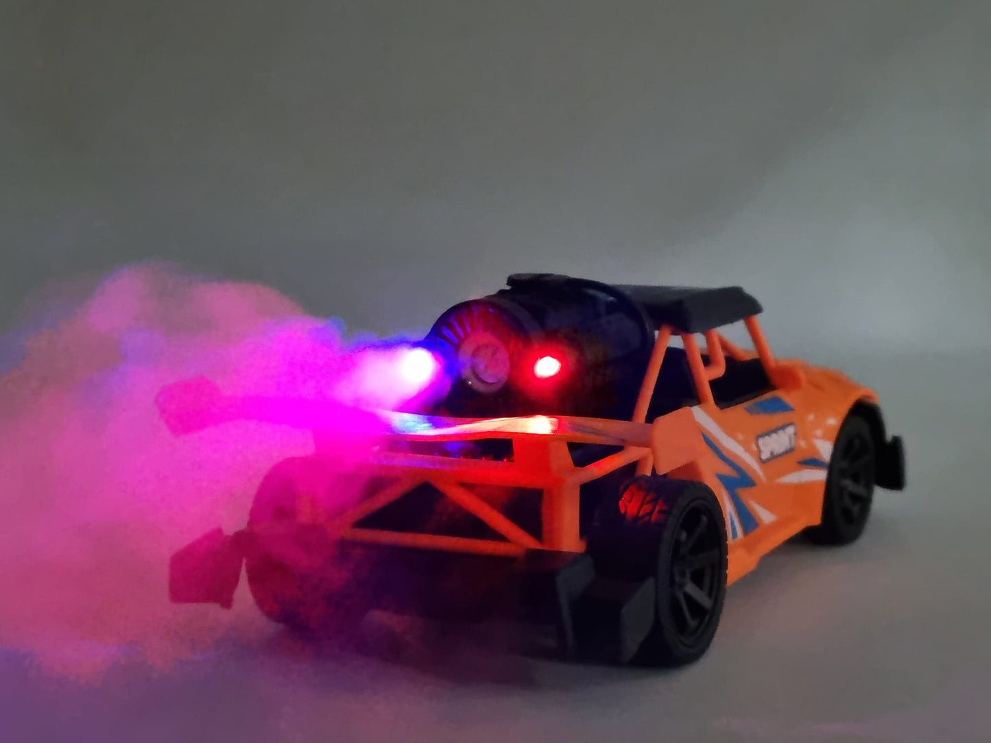 Remote Control RC Motorcycle RC Smoking Steam Truck Car 1:18 Mini Buggy RTR Toy