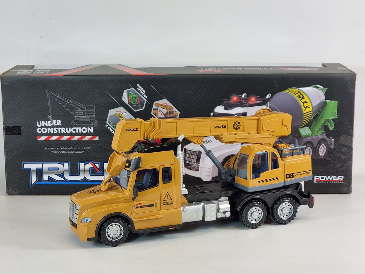 Radio Control Construction Model RC Toy Crane JCB Monster Truck Lorry