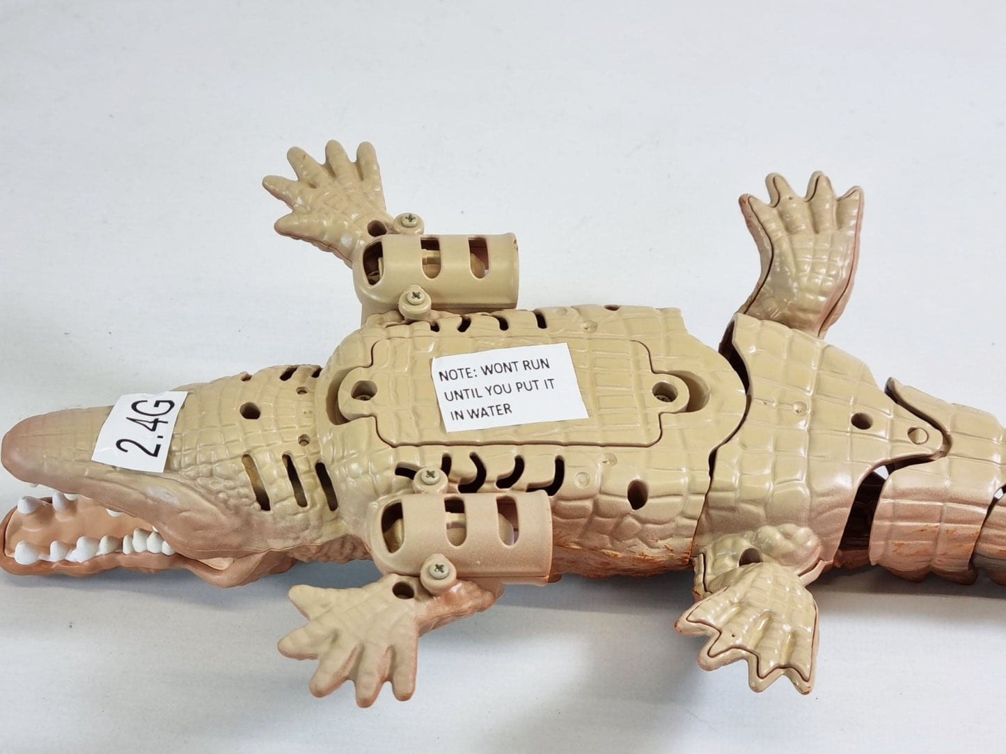 Remote Control RC Discovery Toy RC Crocodile Monster Kids Radio Control Monster Jurassic Park Bait Boat Prank Swimming alligator