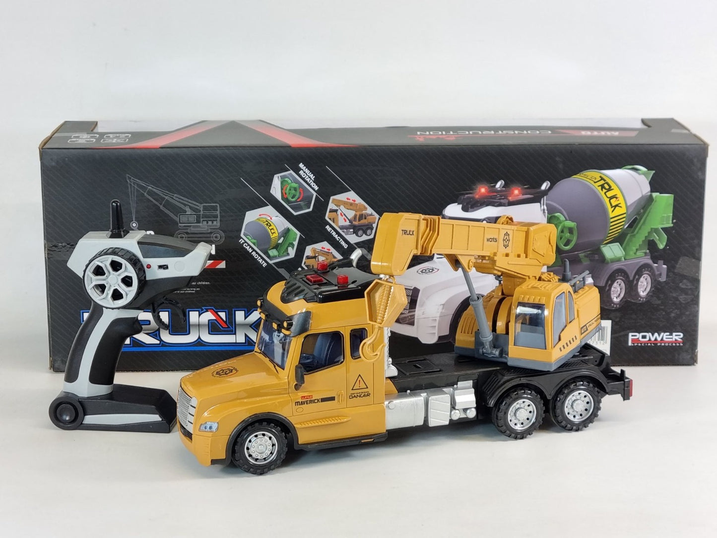 Radio Control Construction Model RC Toy Crane JCB Monster Truck Lorry