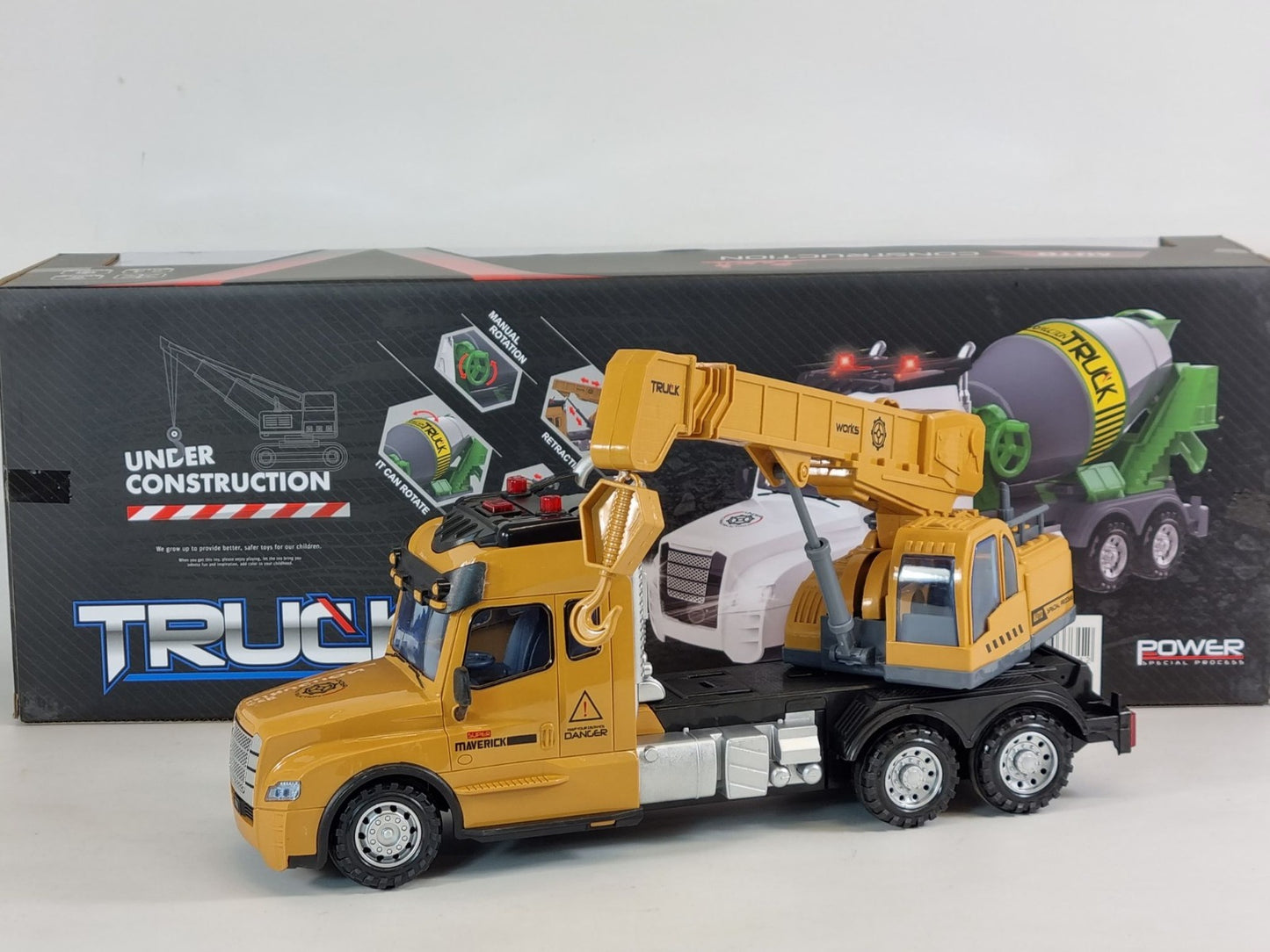 Radio Control Construction Model RC Toy Crane JCB Monster Truck Lorry
