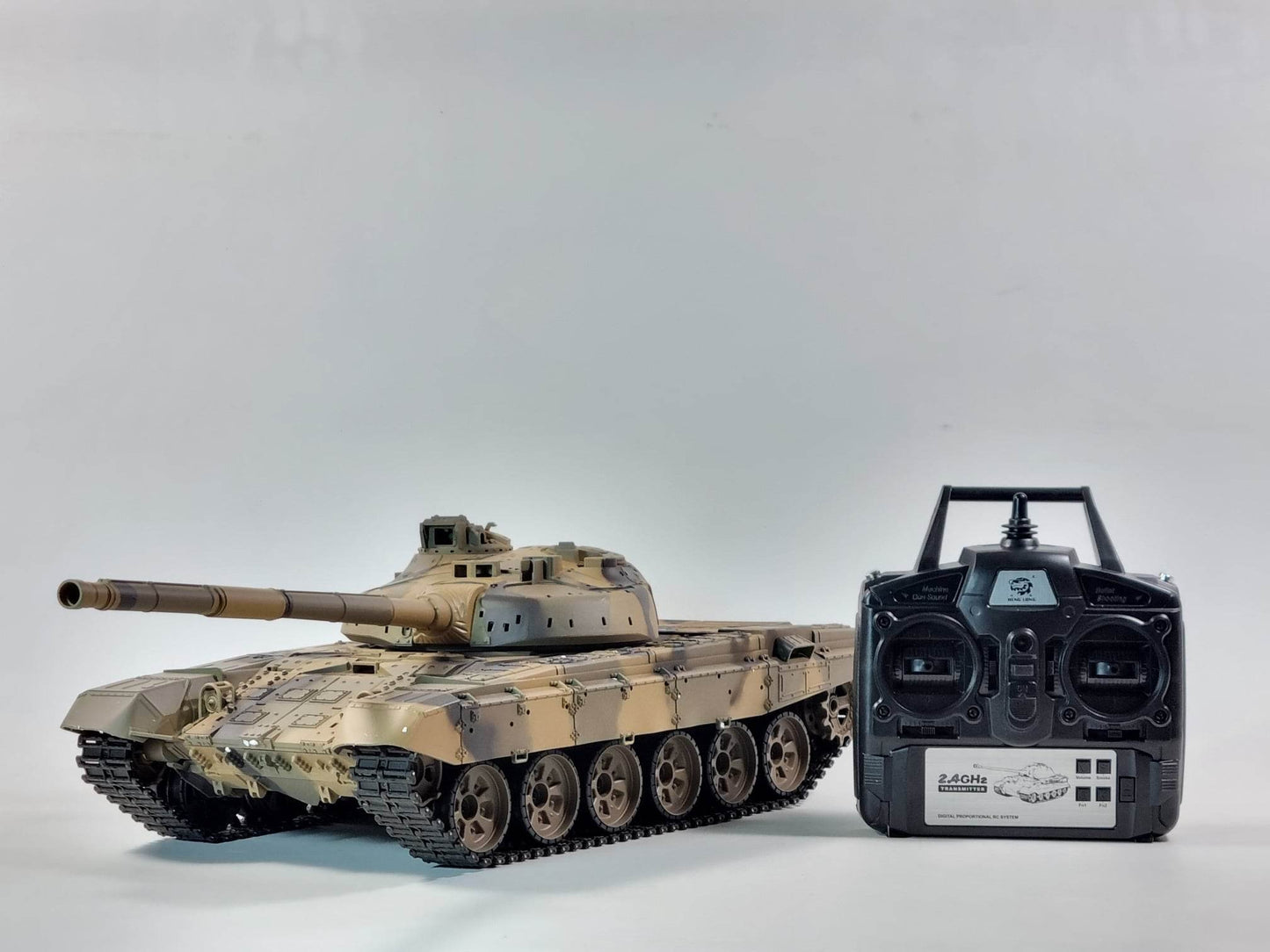 Heng Long 1:16 RC Tank "Russian T90" Smoke Sound BB IR 2.4G Version 7